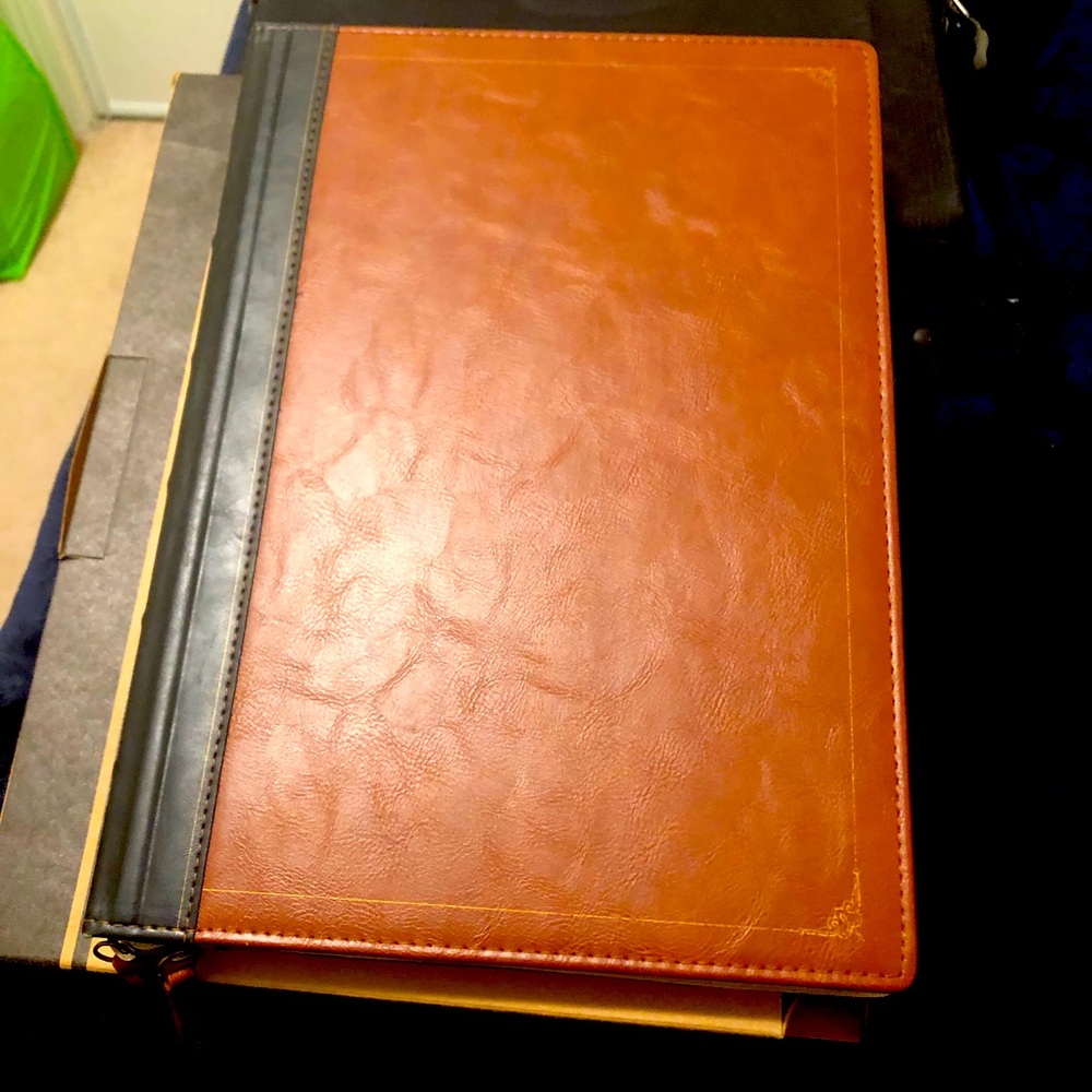 Brown notebook - laptop cover